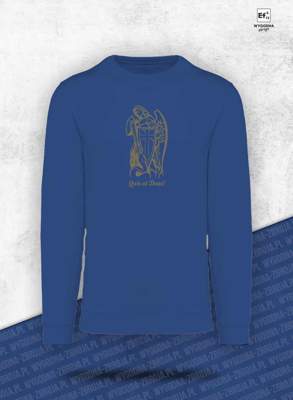 michal deus niebieski royalbluza bez kaptura