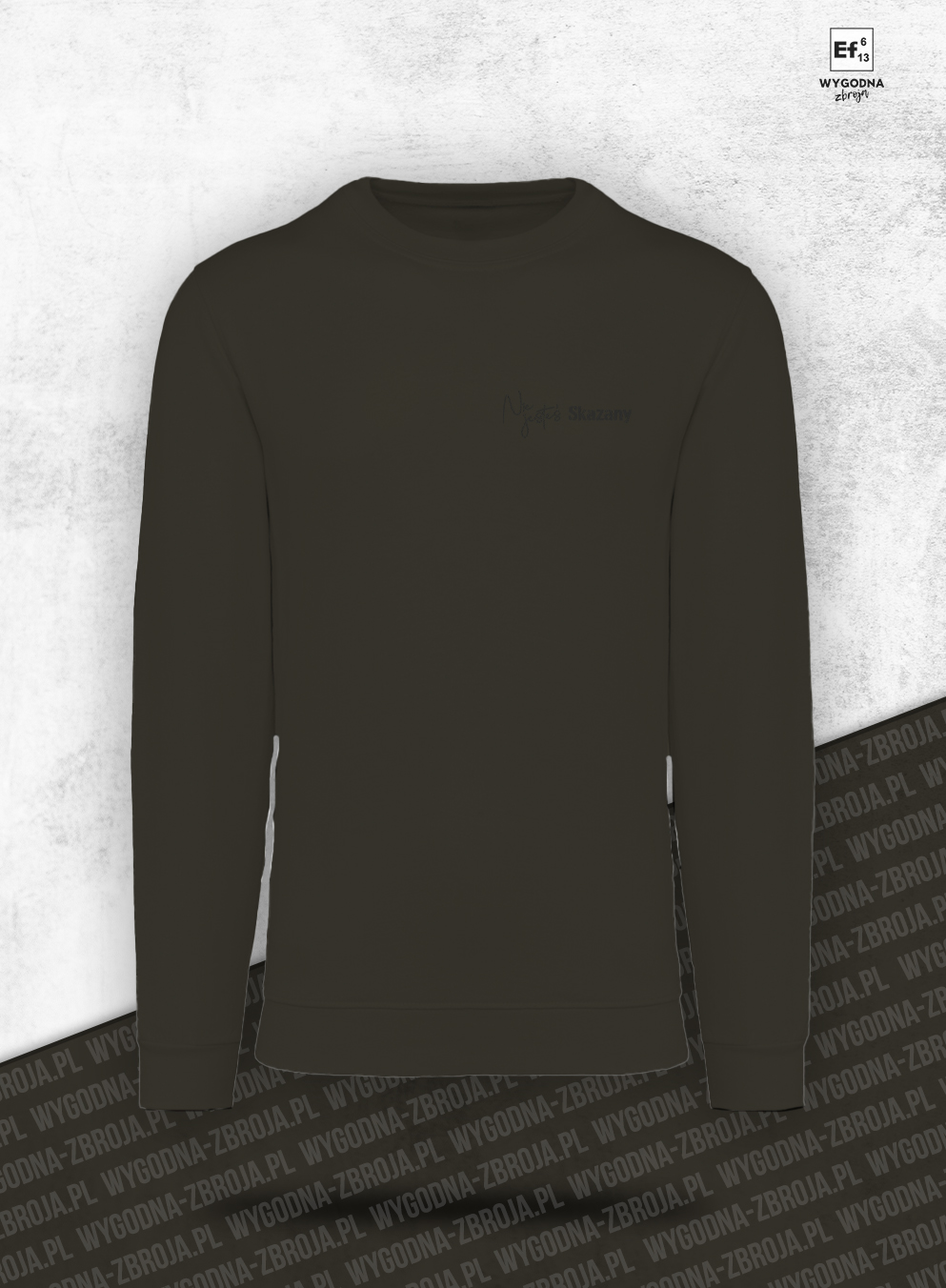 skazany black khakibluza bez kaptura jpg